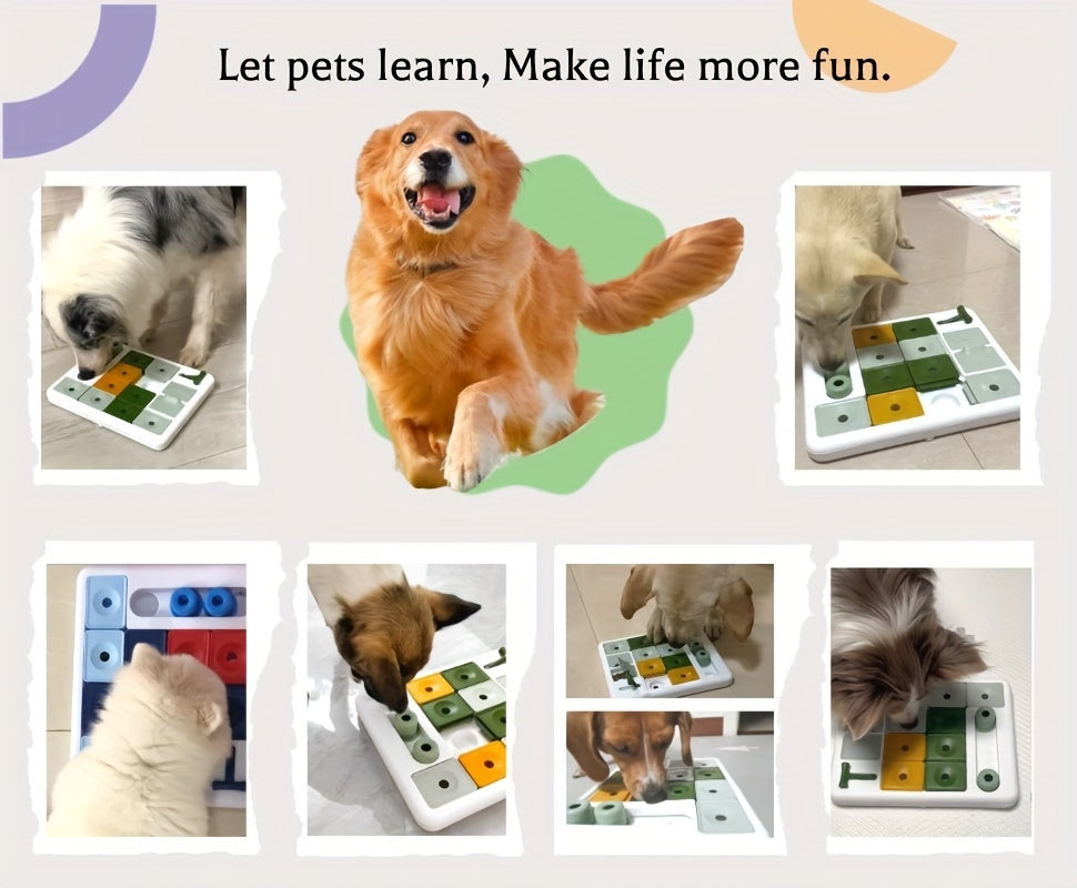 Interactive Dog Puzzle Feeder