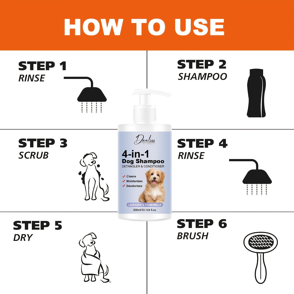 4-in-1 Dog Shampoo