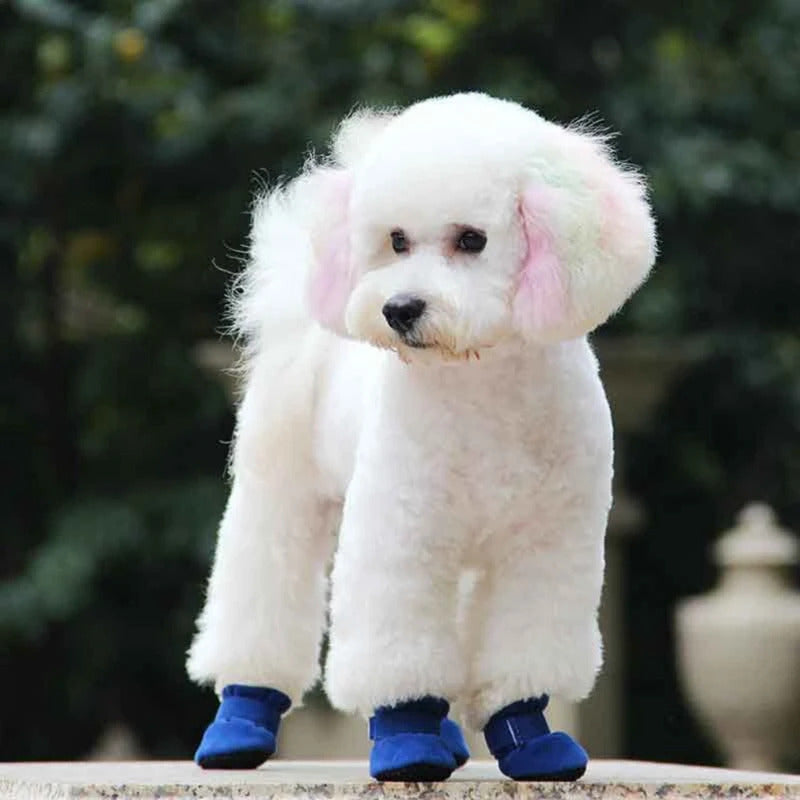 Cozy Plush Dog Boots