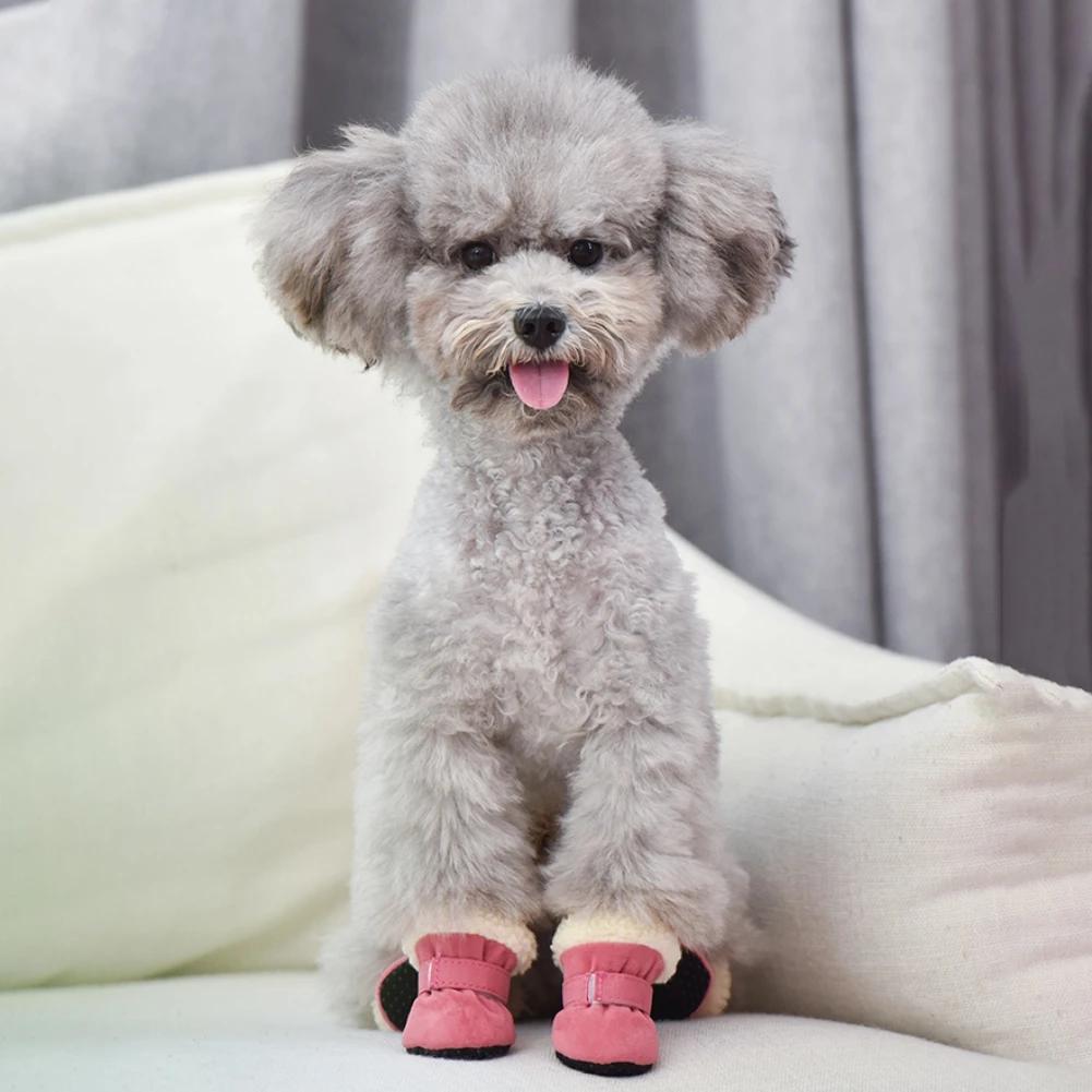 Cozy Plush Dog Boots