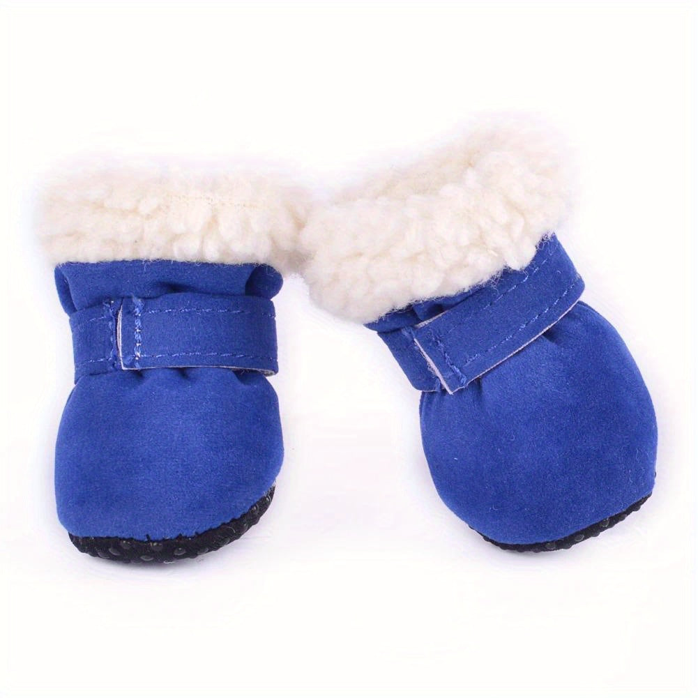 Cozy Plush Dog Boots