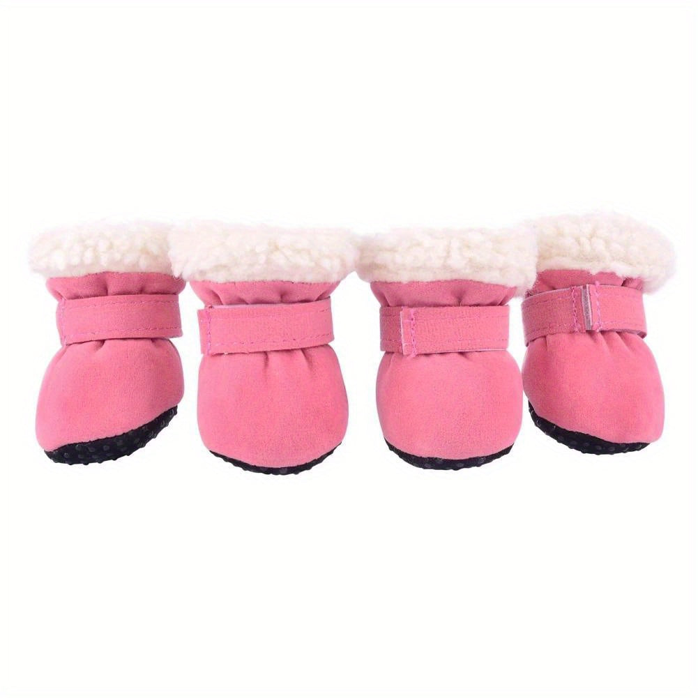 Cozy Plush Dog Boots