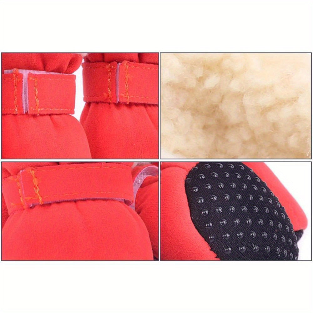 Cozy Plush Dog Boots