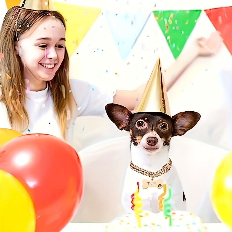 Cuban Chain Dog Collar