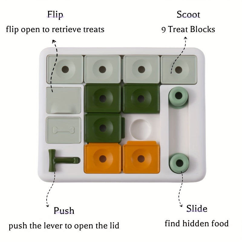 Interactive Dog Puzzle Feeder