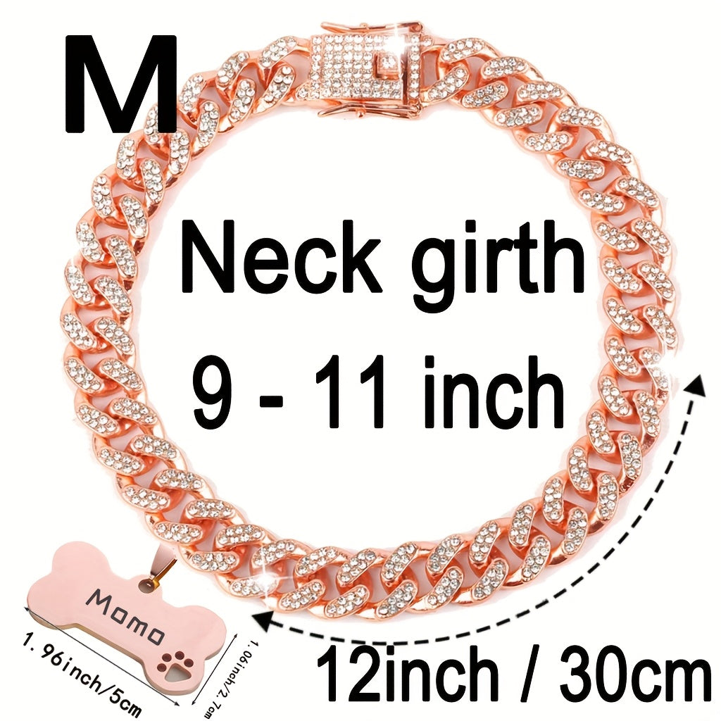 Cuban Chain Dog Collar