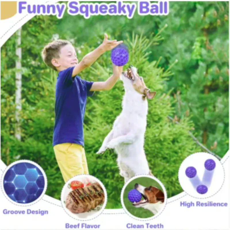 Indestructible Interactive Rubber Ball