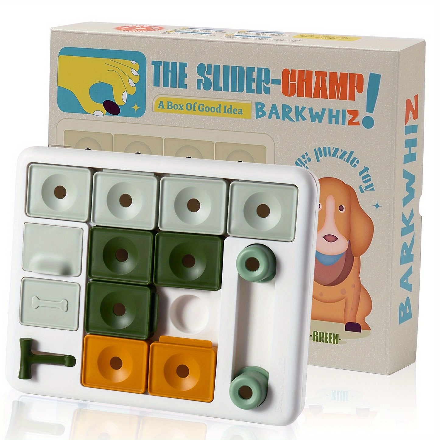 Interactive Dog Puzzle Feeder