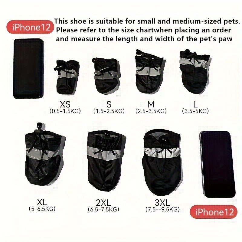 Waterproof dog paw protectors