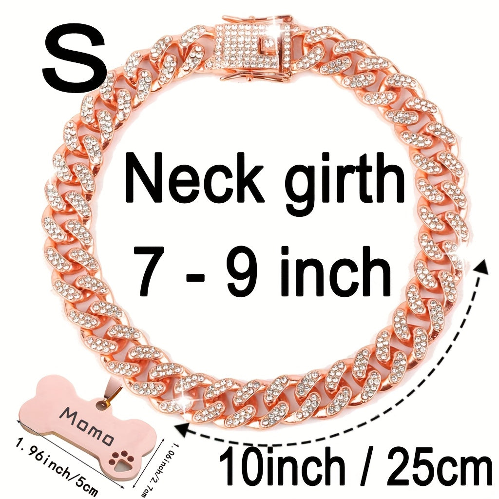 Cuban Chain Dog Collar